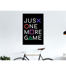 31,90 € Schilderij - Just One More Game (1 Part) Vertical