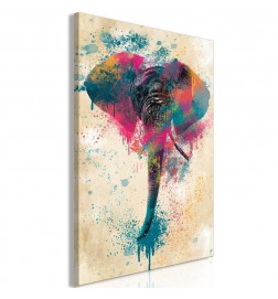 Canvas Print - Elephant Trunk (1 Part) Vertical