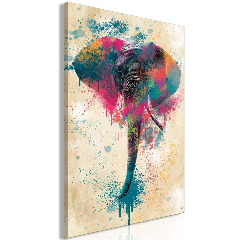 31,90 € Canvas Print - Elephant Trunk (1 Part) Vertical