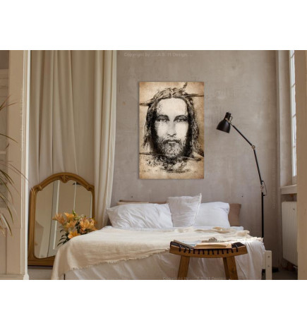 31,90 €Tableau - Shroud of Turin in Sepia (1 Part) Vertical