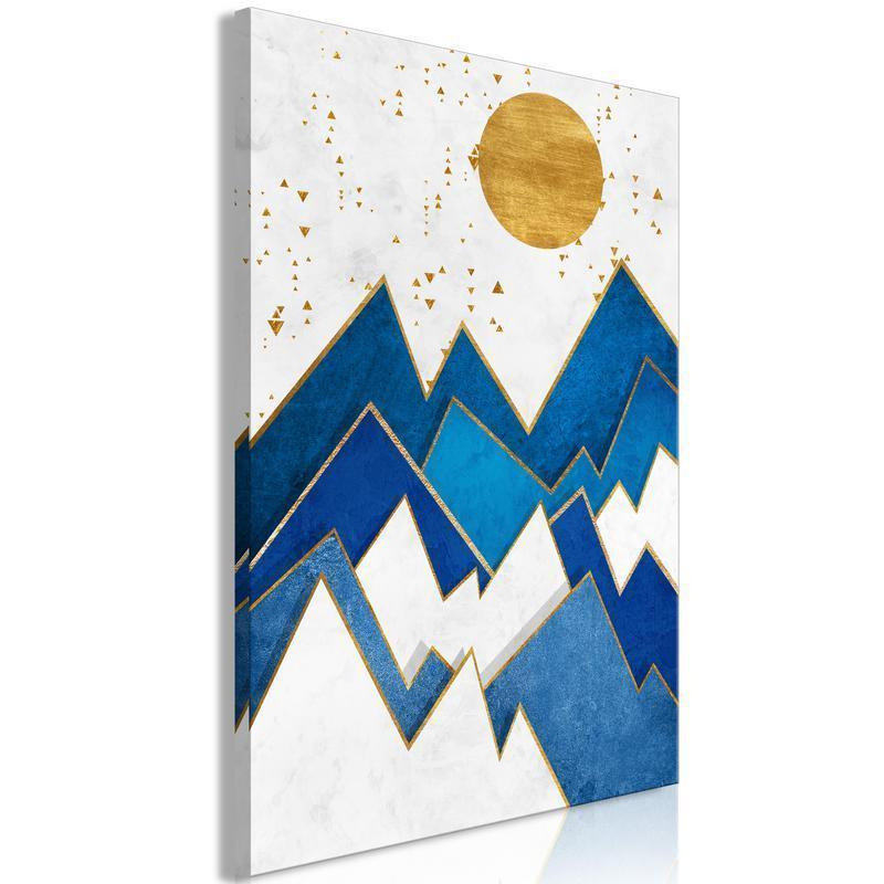 31,90 € Canvas Print - Snowy Peaks (1 Part) Vertical
