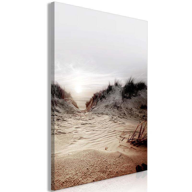 31,90 € Canvas Print - Way Through the Dunes (1 Part) Vertical