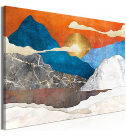 Canvas Print - Mountain Idyll (1 Part) Wide