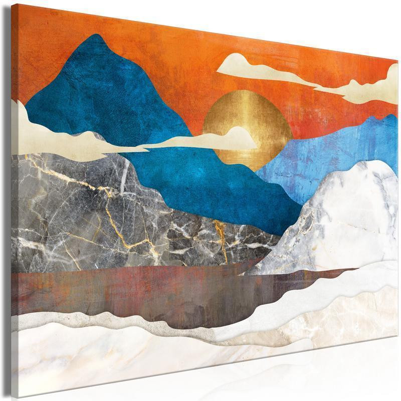 70,90 € Canvas Print - Mountain Idyll (1 Part) Wide