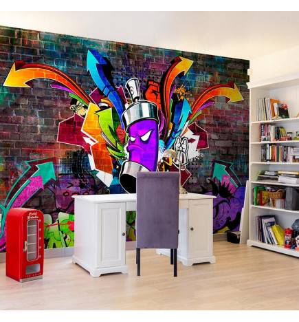 34,00 € Wallpaper - Graffiti: Colourful attack