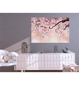 Canvas Print - Cherry Blossoms (1 Part) Wide