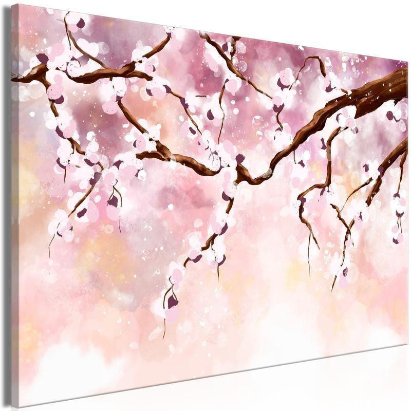 31,90 € Schilderij - Cherry Blossoms (1 Part) Wide