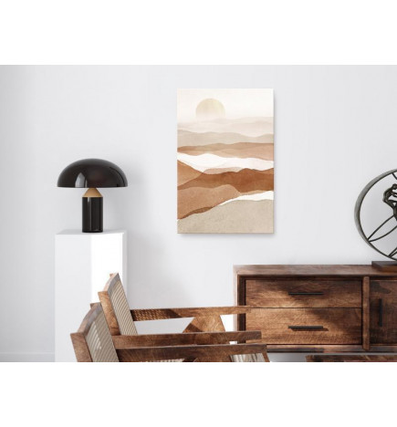 Canvas Print - Desert Lightness (1 Part) Vertical