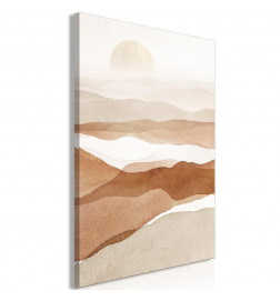 Schilderij - Desert Lightness (1 Part) Vertical