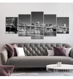 92,90 € Schilderij - Dream about New York (5 Parts) Wide