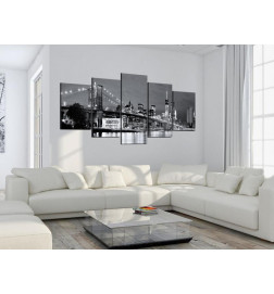 70,90 € Canvas Print - Black-and-white glimpse