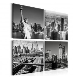 56,90 € Canvas Print - Faces of New York