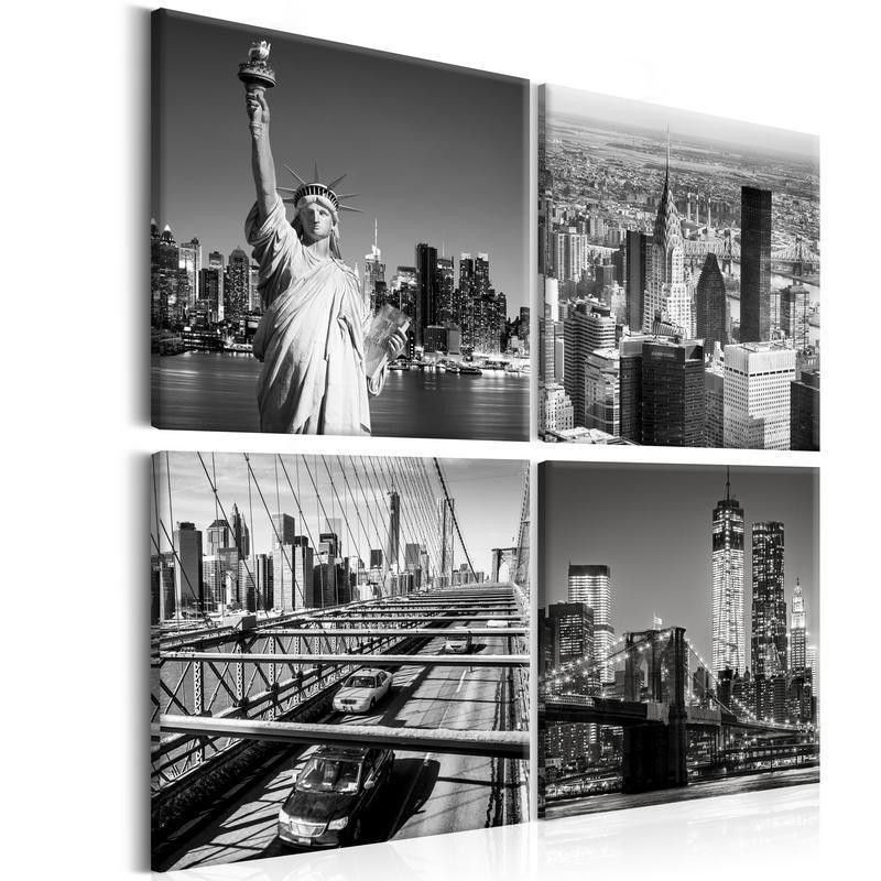 56,90 € Canvas Print - Faces of New York