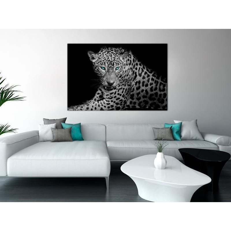 31,90 € Cuadro - Leopard Portrait (1 Part) Wide