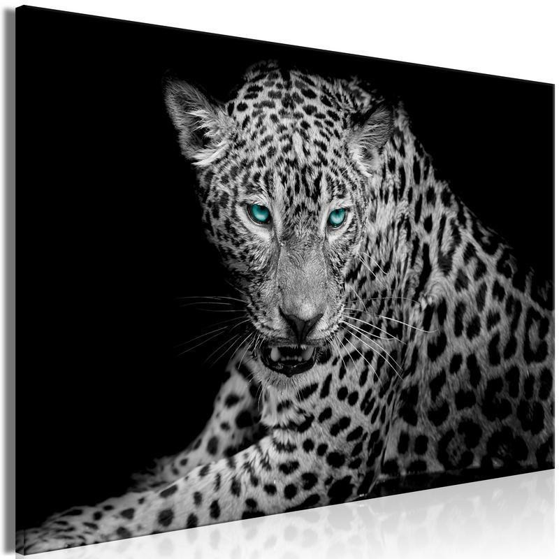 31,90 € Leinwandbild - Leopard Portrait (1 Part) Wide