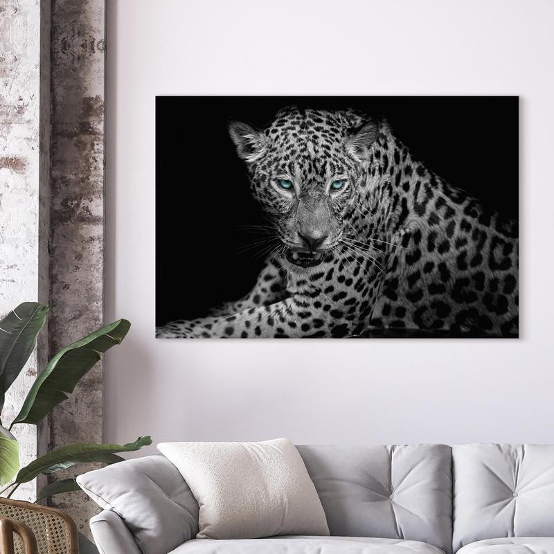 31,90 € Schilderij - Leopard Portrait (1 Part) Wide