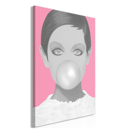 Canvas Print - Bubble Gum (1 Part) Vertical