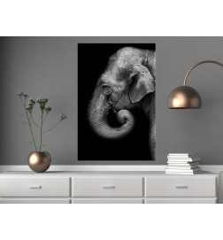 61,90 € Leinwandbild - Portrait of Elephant (1 Part) Vertical