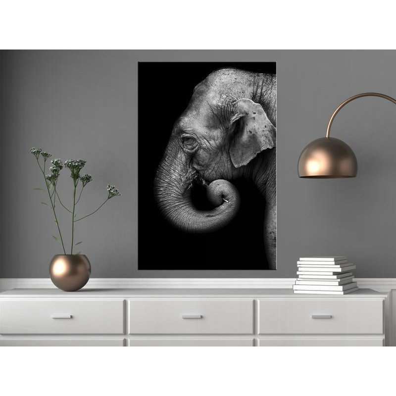 61,90 € Canvas Print - Portrait of Elephant (1 Part) Vertical