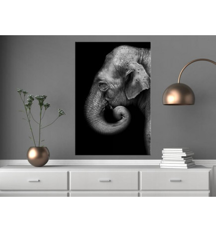 61,90 € Glezna - Portrait of Elephant (1 Part) Vertical