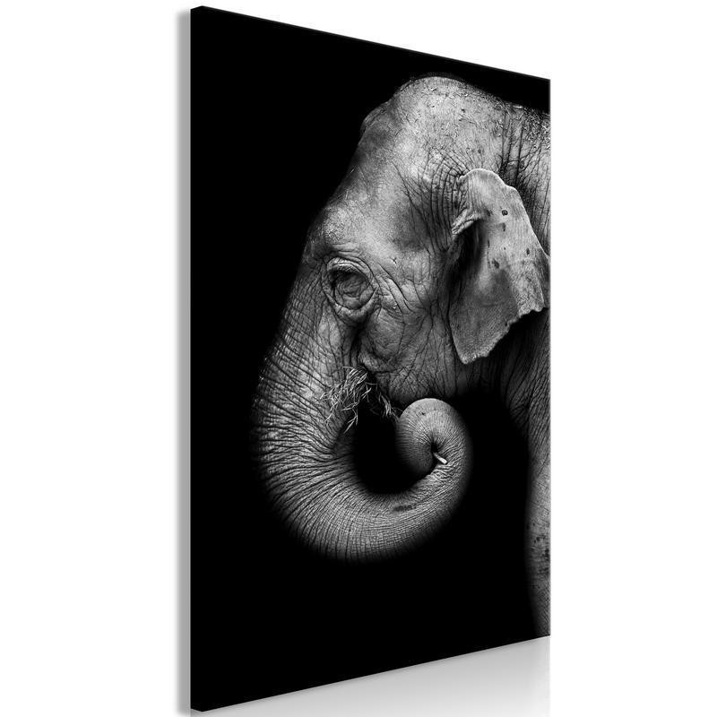 61,90 € Canvas Print - Portrait of Elephant (1 Part) Vertical