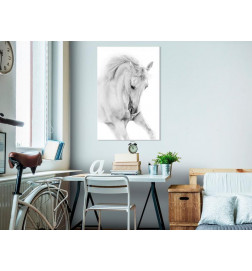 61,90 € Leinwandbild - White Horse (1 Part) Vertical