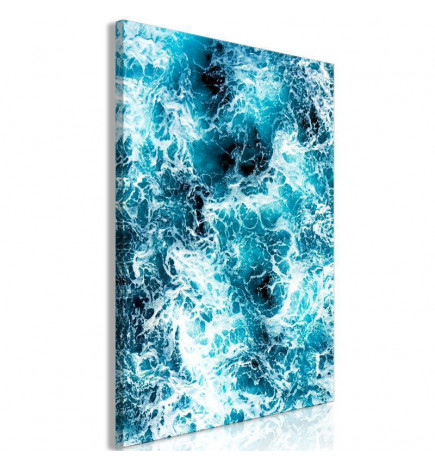 Canvas Print - Sea Currents (1 Part) Vertical