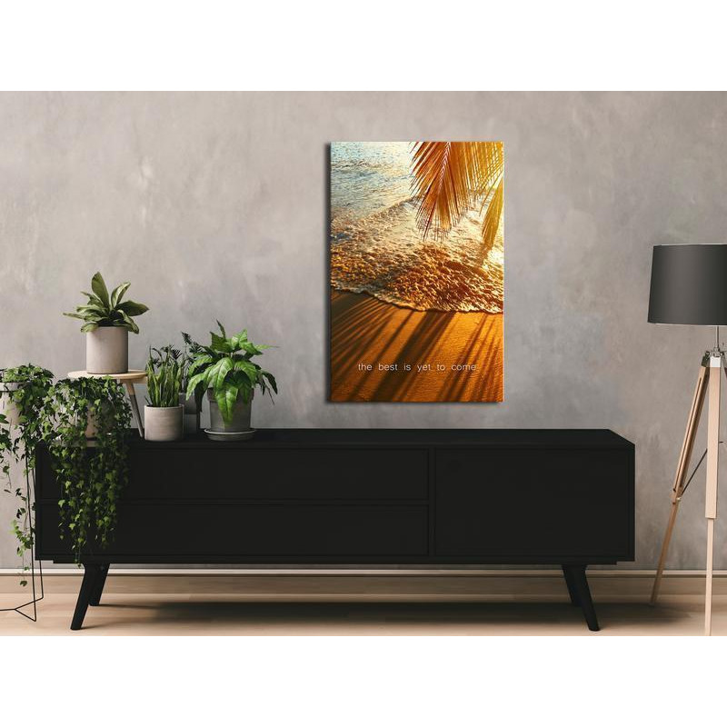 61,90 € Canvas Print - The Best Is Yet To Come (1 Part) Vertical