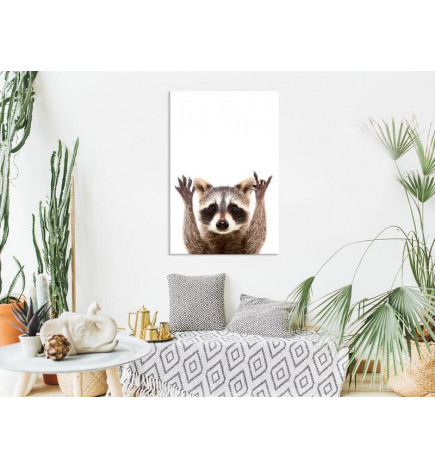 61,90 € Schilderij - Raccoon (1 Part) Vertical