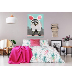 31,90 € Canvas Print - Raccoon or Hare? (1 Part) Vertical
