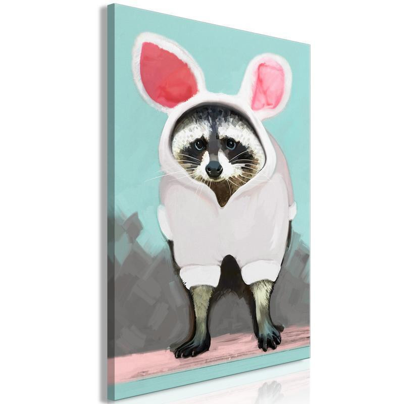 31,90 € Schilderij - Raccoon or Hare? (1 Part) Vertical