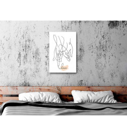 31,90 € Canvas Print - Tangled Love (1 Part) Vertical