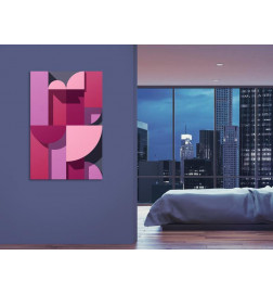 Schilderij - Abstract Home (1 Part) Vertical