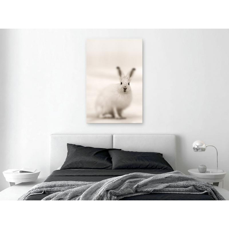 61,90 € Canvas Print - Fearful Look (1 Part) Vertical