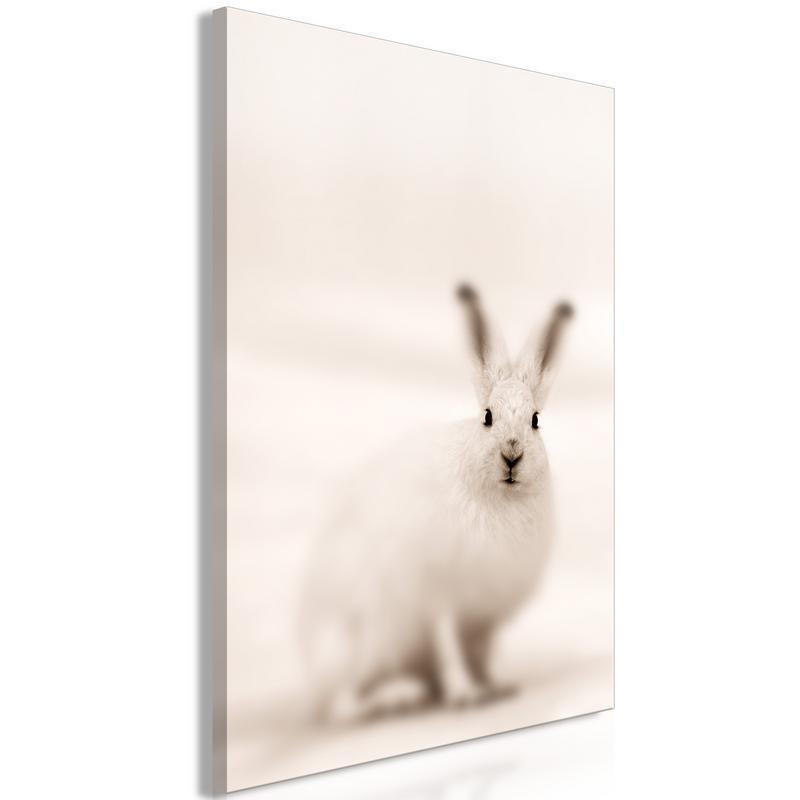 61,90 € Canvas Print - Fearful Look (1 Part) Vertical