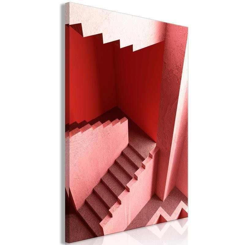 61,90 € Canvas Print - Stairs to Nowhere (1 Part) Vertical
