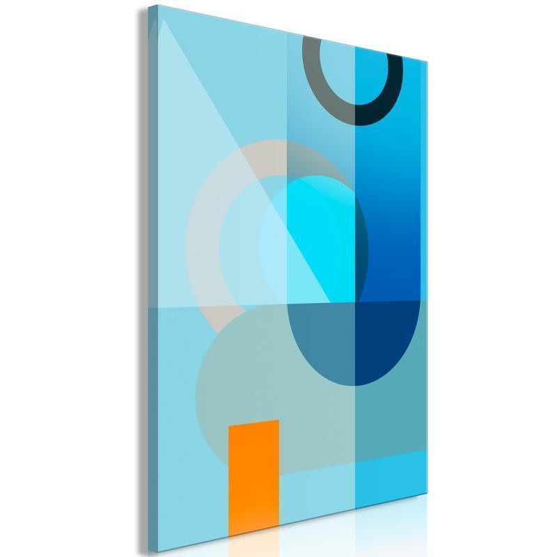 61,90 € Canvas Print - Blue Surface (1 Part) Vertical