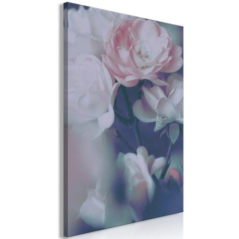 61,90 € Canvas Print - Morning Roses (1 Part) Vertical