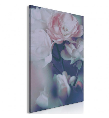 Canvas Print - Morning Roses (1 Part) Vertical