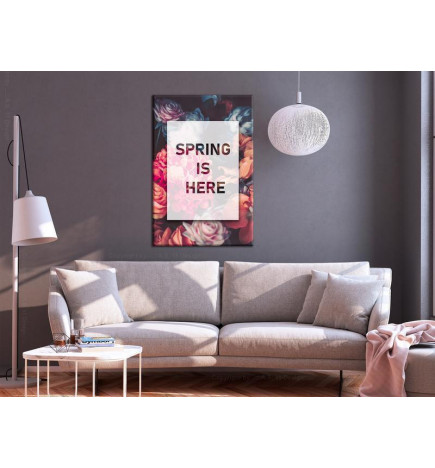 31,90 € Canvas Print - Spring Is Here (1 Part) Vertical