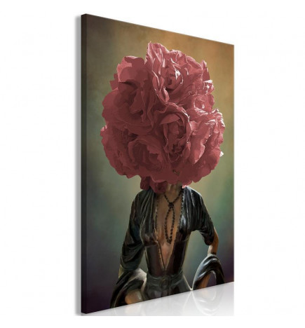 Canvas Print - Flowery Thoughts (1 Part) Vertical
