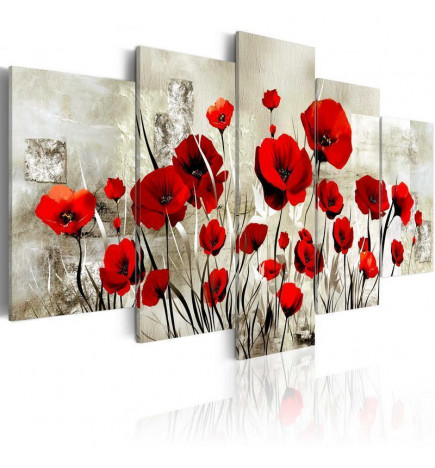 127,00 € Akrilo stiklo paveikslas - Scarlet Field