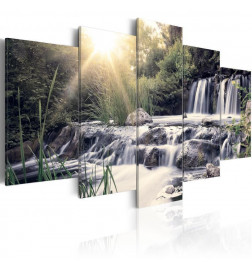 Afbeelding op acrylglas - Waterfall of Dreams