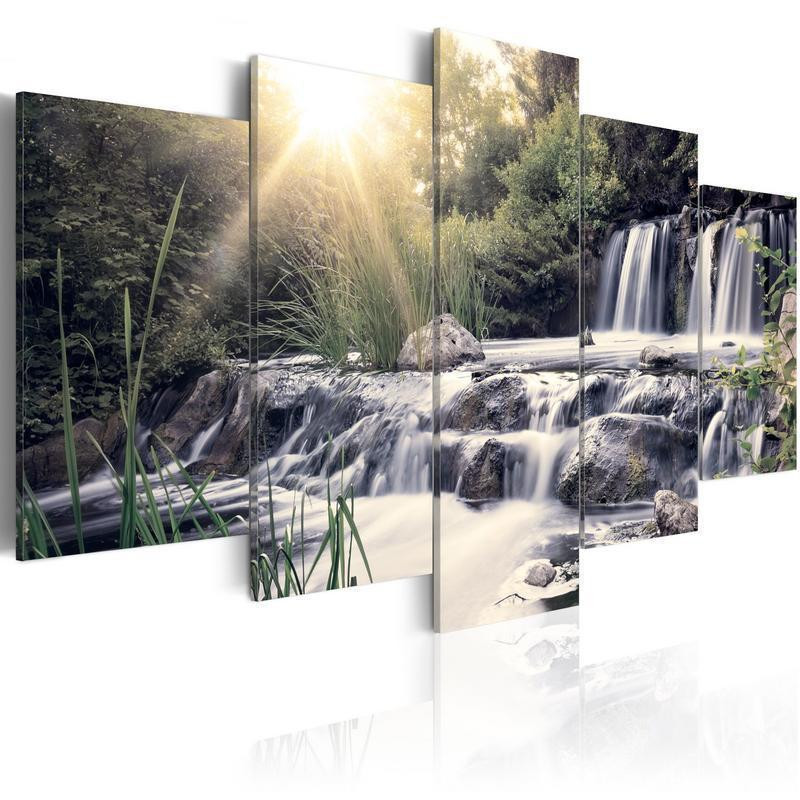 127,00 € Afbeelding op acrylglas - Waterfall of Dreams