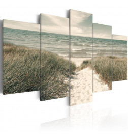 Tableau sur verre acrylique - Quiet Beach
