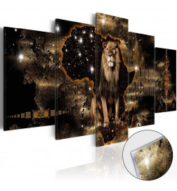 Acrylglasbild - Golden Lion