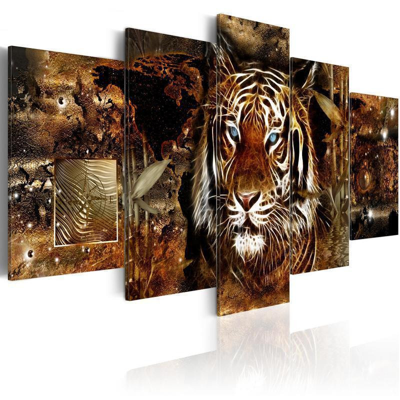 127,00 € Afbeelding op acrylglas - Golden Jungle
