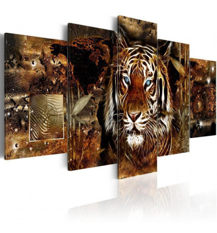 127,00 € Afbeelding op acrylglas - Golden Jungle