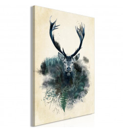 Schilderij - Forest Ghost (1 Part) Vertical