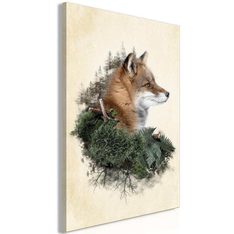 31,90 € Canvas Print - Mr Fox (1 Part) Vertical